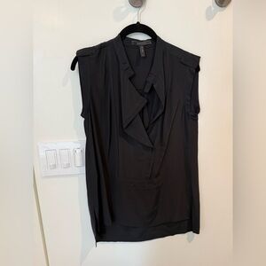 BCBGeneration Black Sleeveless Blouse